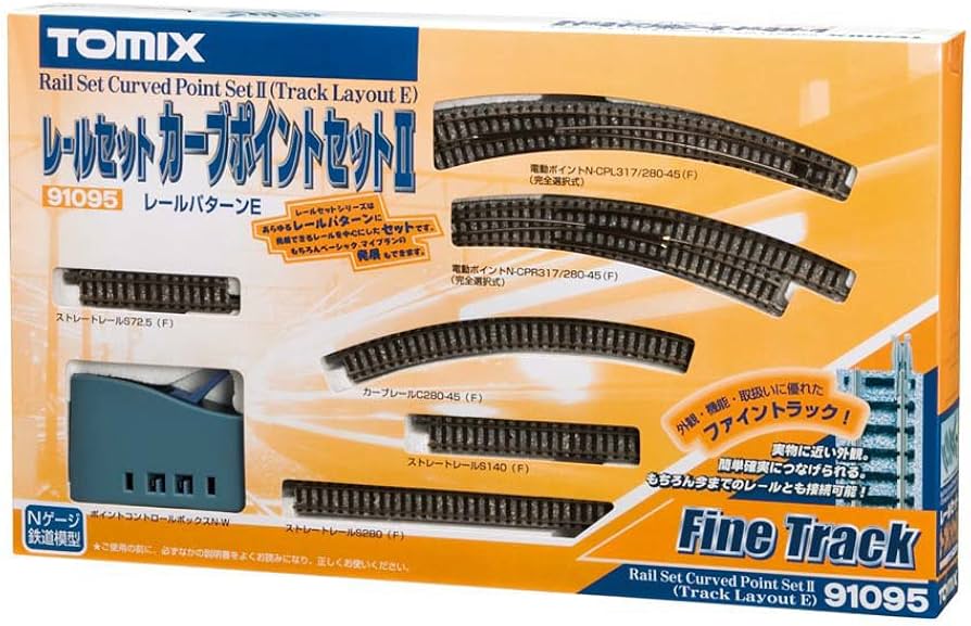 Amazon | TOMIX Nゲージ レールセット カーブポイントセットII E