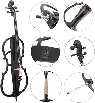Amazon | 4/4 フルサイズ エレクトリックチェロ ハンドメイド メープル