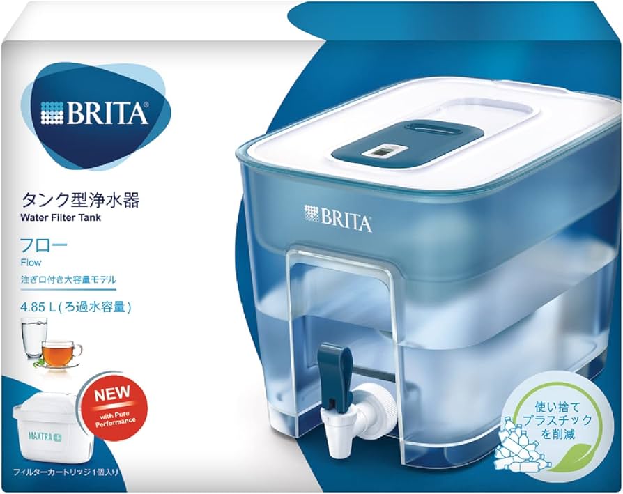 Amazon.co.jp: ブリタ 浄水タンク フロー ろ過水容量4.85L 全容量8.2L