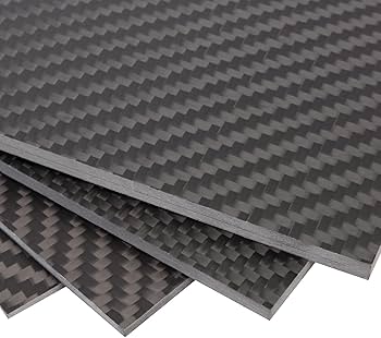 Amazon | ARRIS 3Kカーボン板 100%炭素繊維積層板 500mm x 600mm 光沢