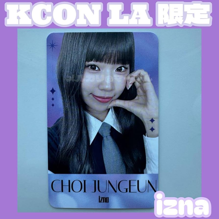 Amazon.co.jp: ?izna?KCON LA 限定 イズナ i-land2 トレカ ジョンウン