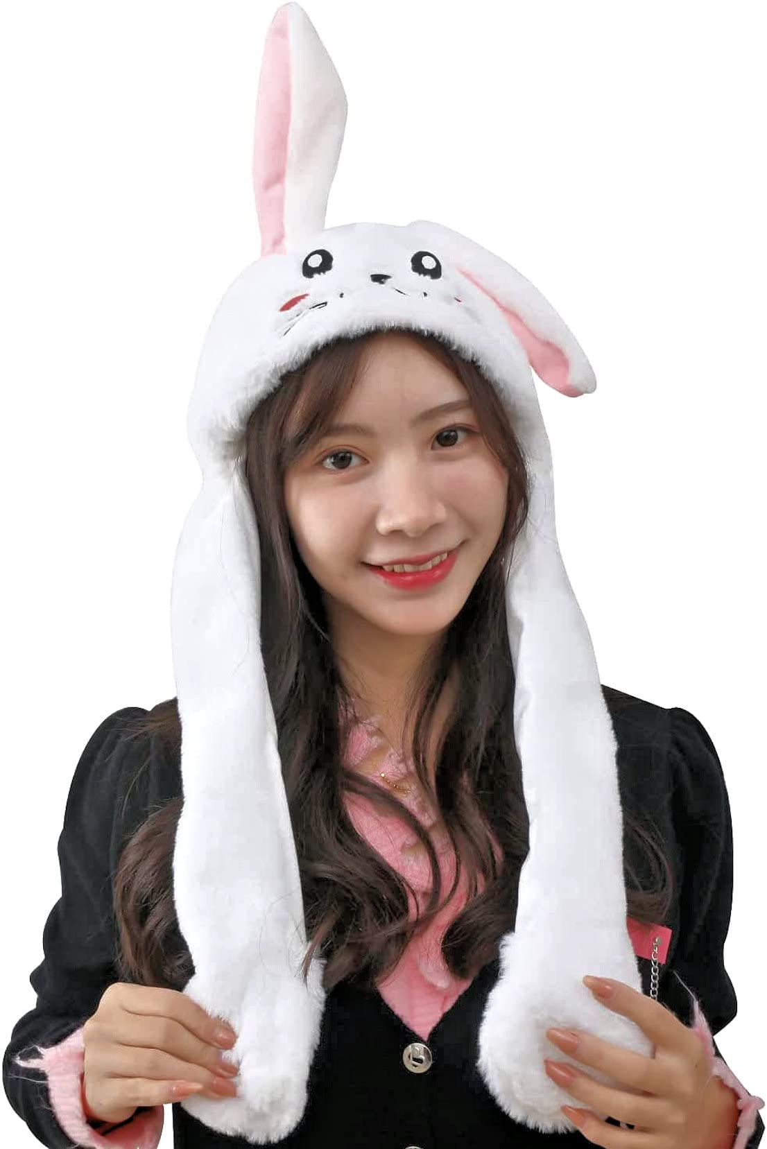 Amazon.co.jp: 【COSM】 うさぎ 帽子 耳が動く ウサギ ぼうし 耳 動く