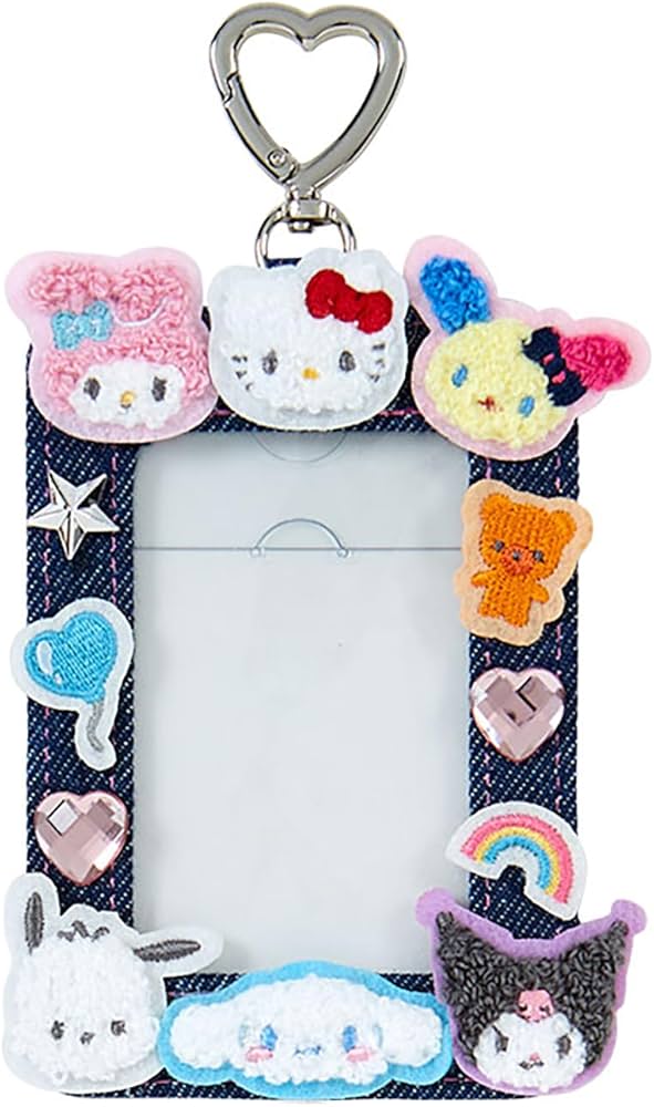 Amazon.co.jp: サンリオ(SANRIO) パス&カードケース(デニムワッペン