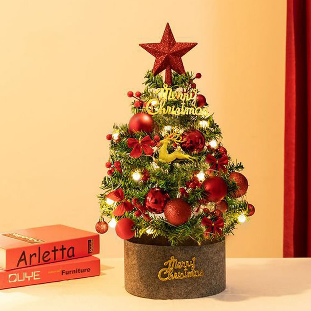 Amazon.co.jp: 【2023新登場】 ミニクリスマスツリー 卓上 北欧 led