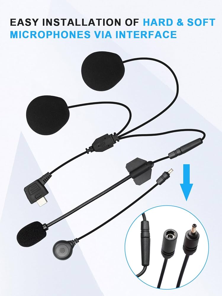 Moman Interchangeable Hard Mic and Soft Mic Speakers with Clip