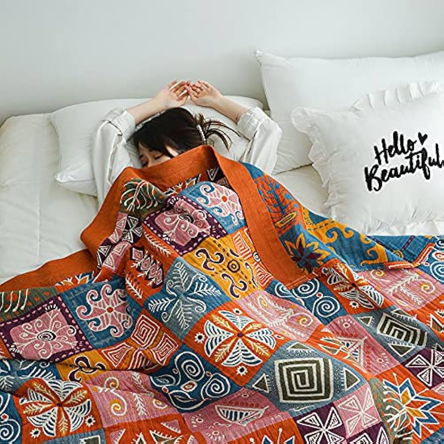 Amazon｜ベッドカバー おしゃれ ベッドスプレッド キルト ダブル