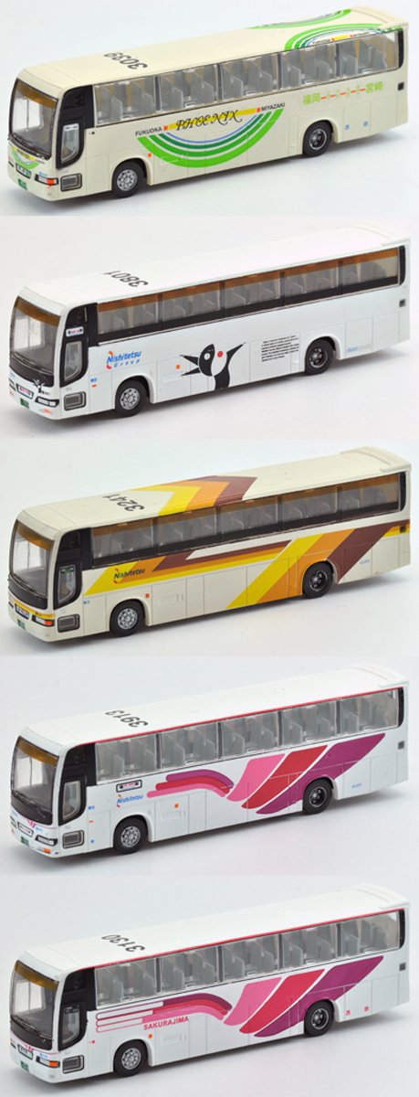 Amazon.co.jp: 西日本鉄道高速バス5台セット : おもちゃ