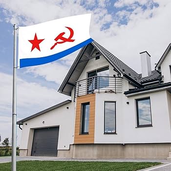 Amazon.co.jp: ソビエト海軍旗 ソ連国旗 国旗 ソビエト連邦旗 ソ連旗