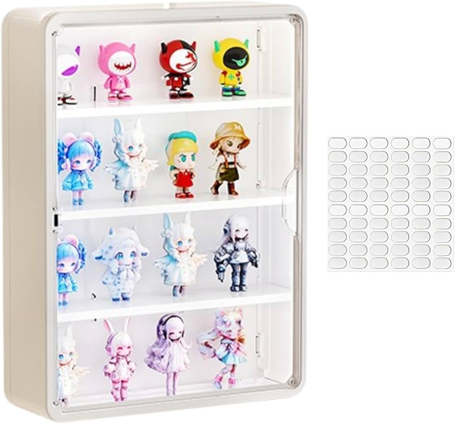 Amazon.co.jp: ガチャガチャ ディスプレイ 収納 4段式 フィギュア