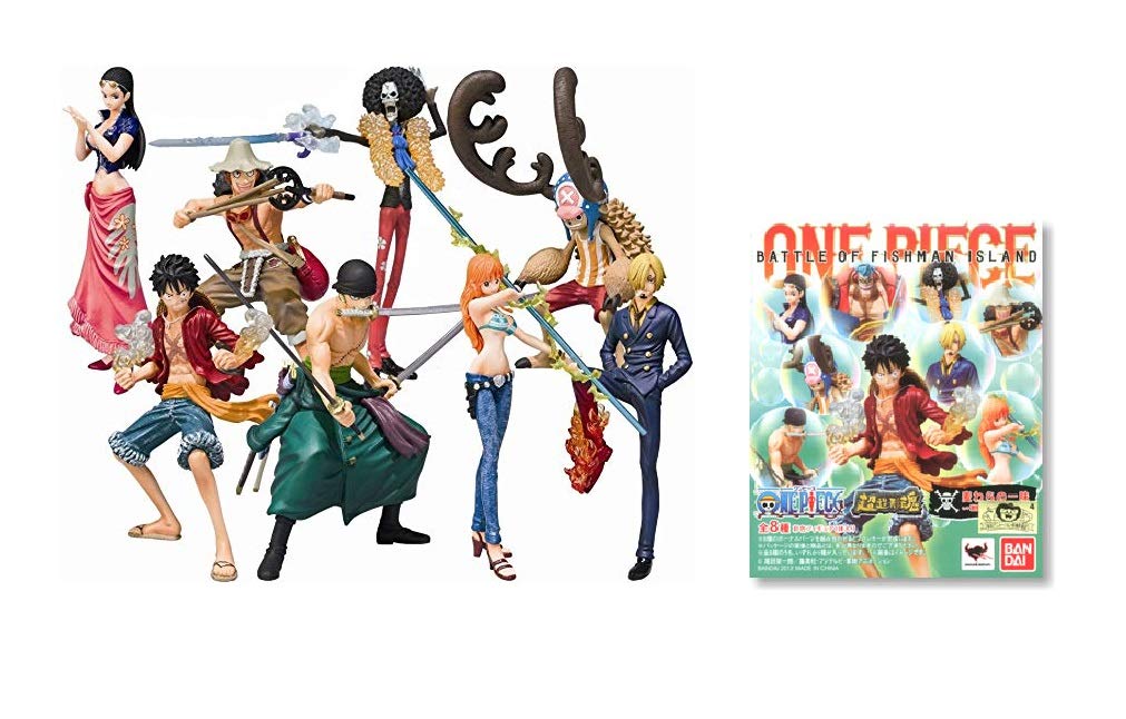 Amazon.co.jp: 超造形魂 ワンピース 麦わらの一味 -激闘! 魚人島バトル