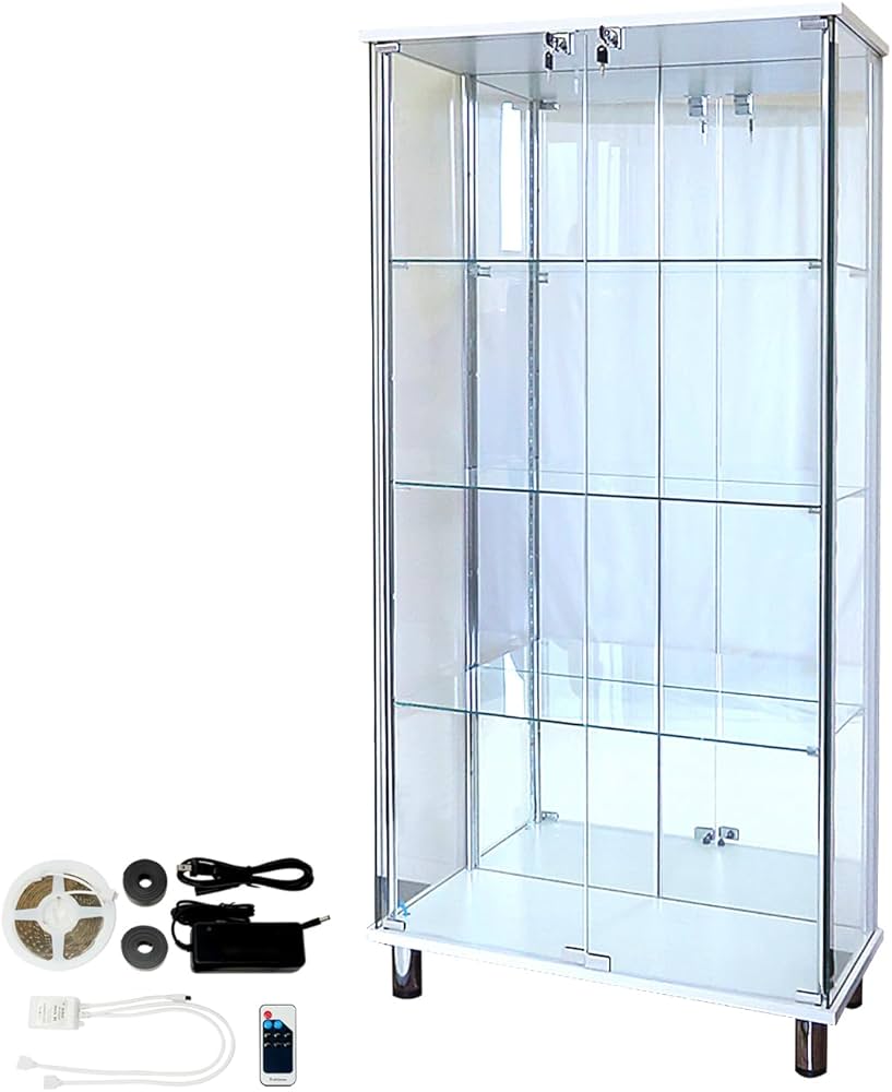 Amazon.co.jp: ガラスコレクションケース JONY ジョニー 背面ミラー