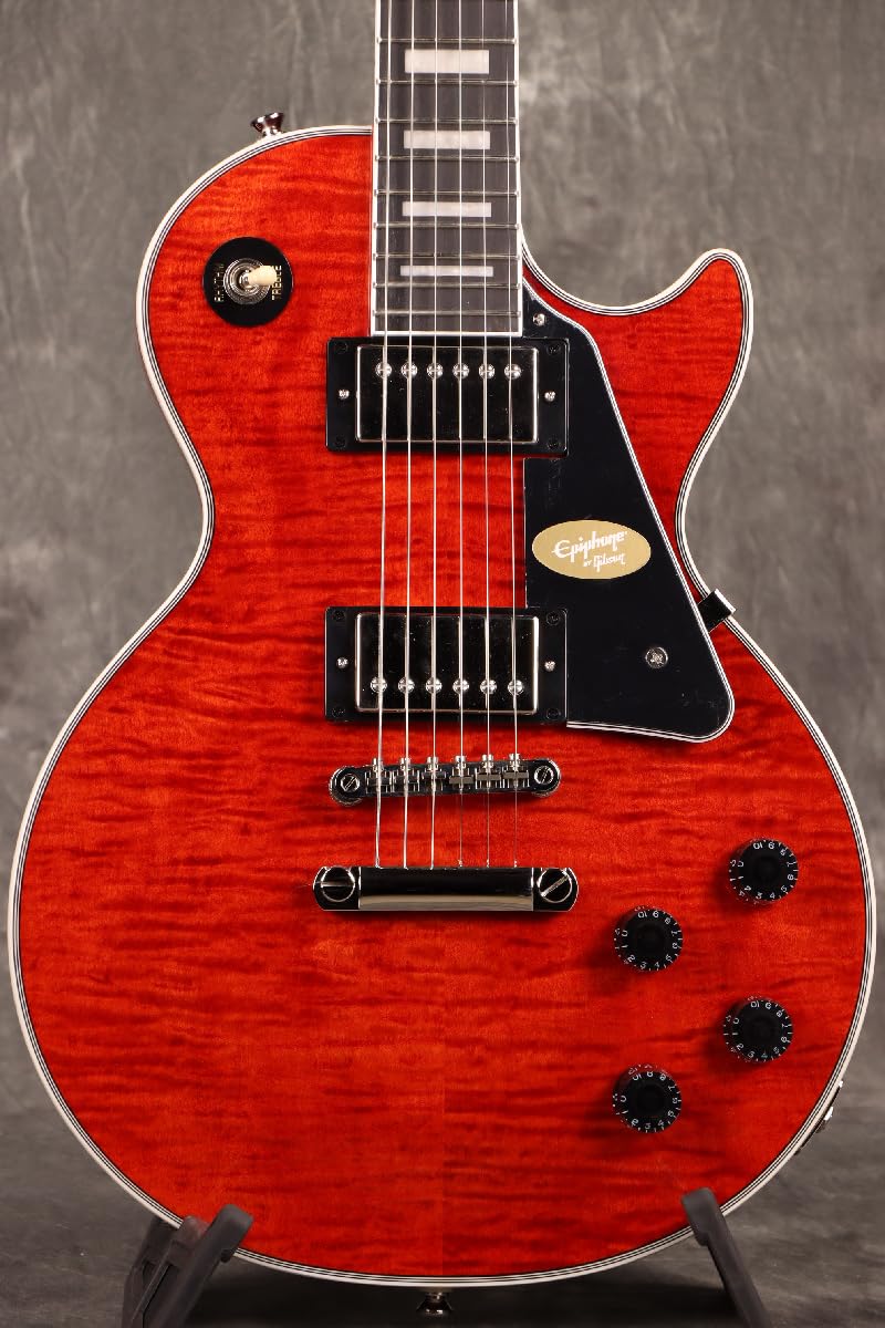 Amazon | Epiphone/Inspired by Gibson Les Paul Custom Figured