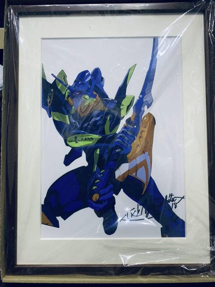 Amazon.co.jp: エヴァンゲリオン ANIMA 山下いくと直筆サイン 複製原画