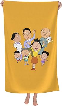 Amazon｜サザエさんバスタオル マイクロファイバー 吸水 速乾 耐久性