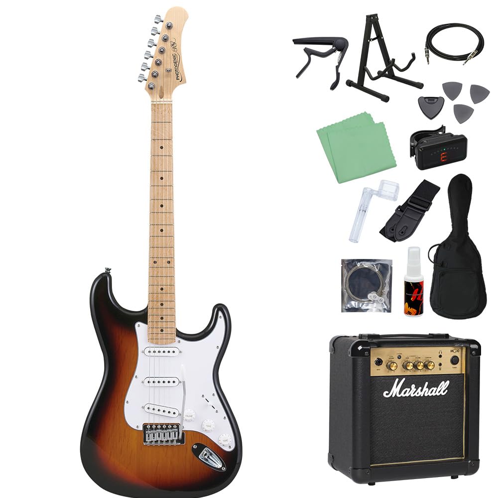 Amazon | Photogenic ST-180M SB エレキギター初心者14点セット【MG10