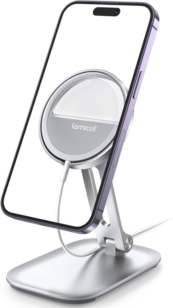 Amazon.co.jp: 【スタンドのみ・新型25W充電器対応できない】 MagSafe