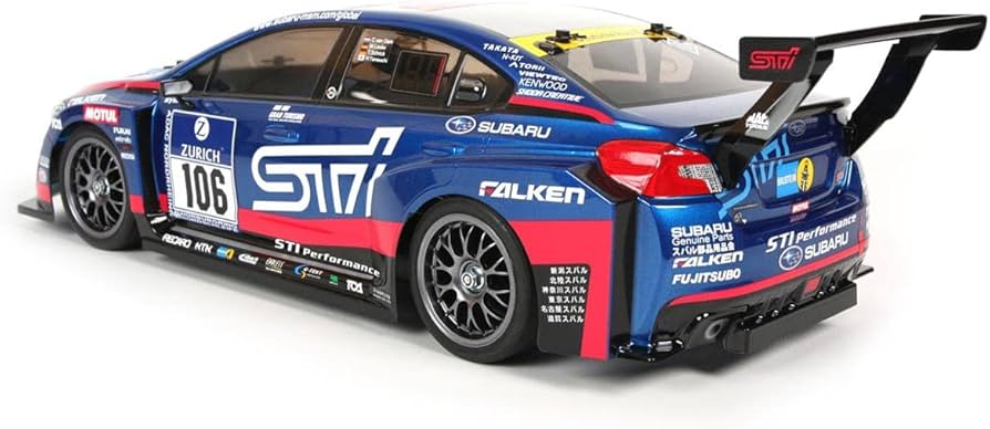 Amazon.com: TAMIYA Subaru WRX STI - 24th Nurburgring Kit 4 Wheel