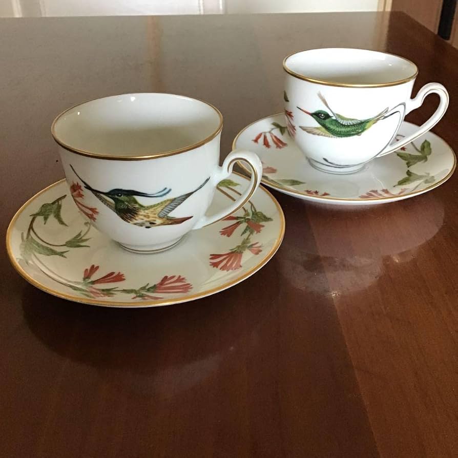 Amazon.co.jp: フランクリンミント社 カップソーサー 2客セット