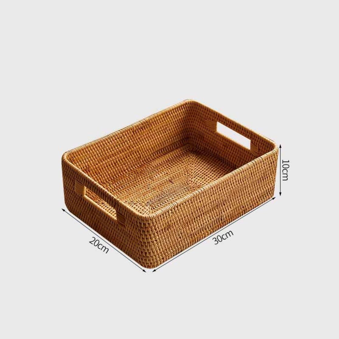 Amazon.co.jp: MJKQ9 収納ボックス ラタンバスケット 収納かご 籐かご