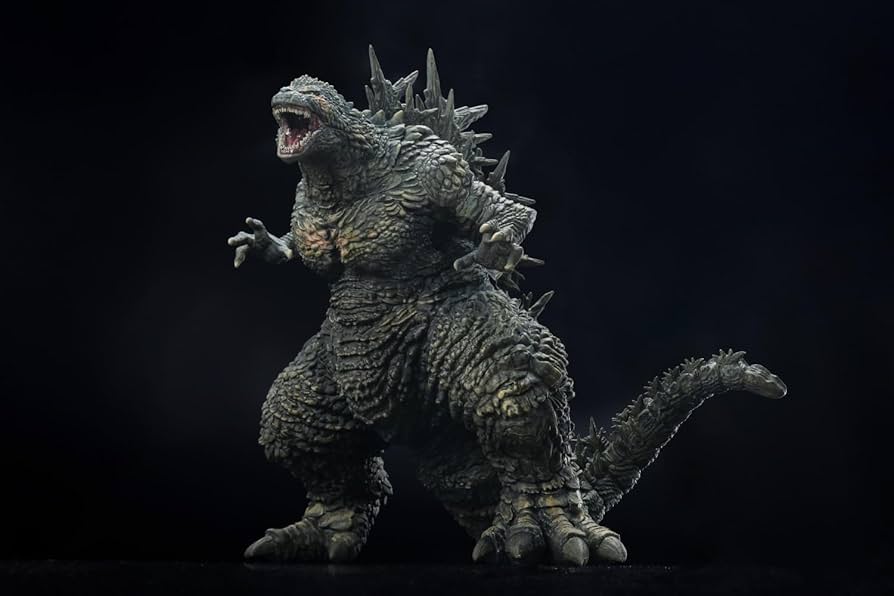 Amazon.co.jp: AOSHIMA PLAfig. No.PF-01 Godzilla-1.0 Godzilla (2023