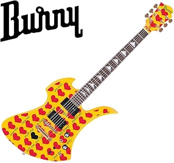 Amazon | BURNY バーニー エレキギター MG-145S Heart Yellow | エレキ