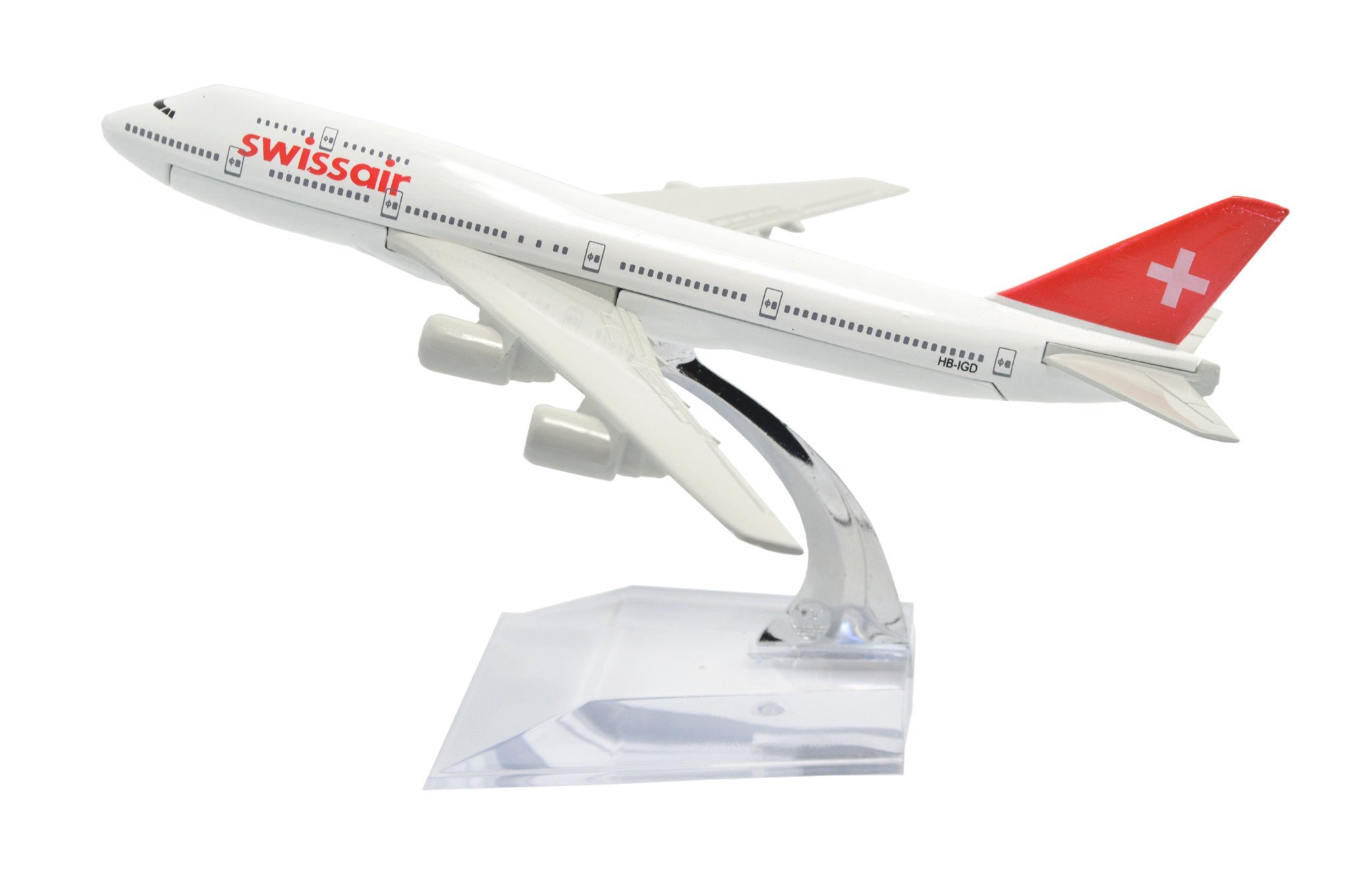 Amazon | TANG DYNASTY 1/400 16cm スイス航空 Swissair B747 合金