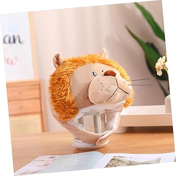 Amazon | OFFSCH ライオンフード帽子、ぬいぐるみフード、写真小道具