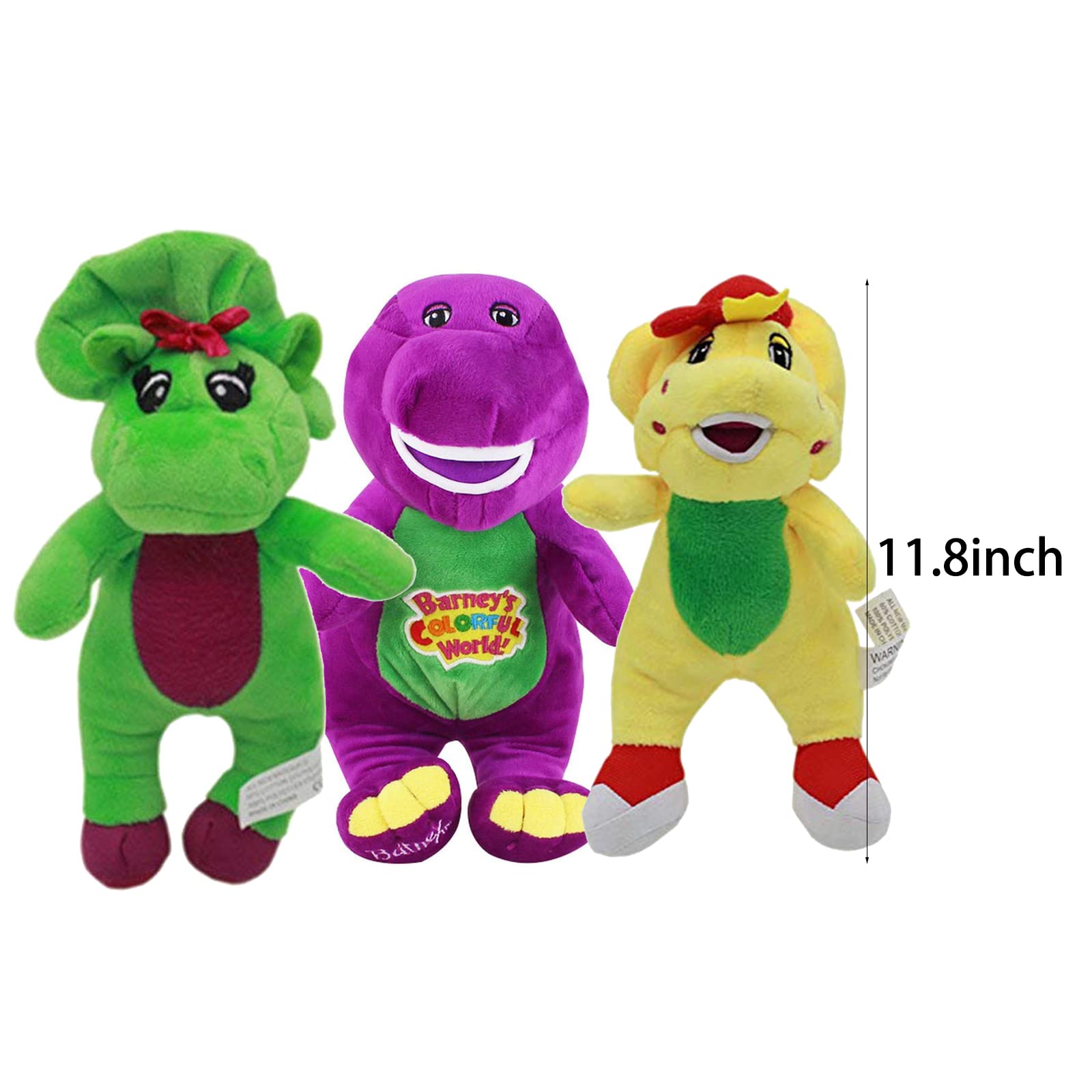 Amazon.co.jp: Barney 歌う友人 ぬいぐるみ 恐竜 バーニー 子供用