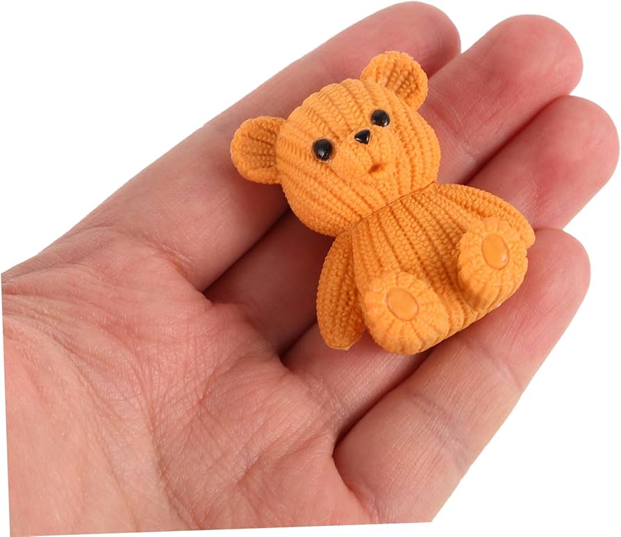 Amazon.co.jp: NESTINGHO 4個 ミニ樹脂テディベア ミニチュアベア