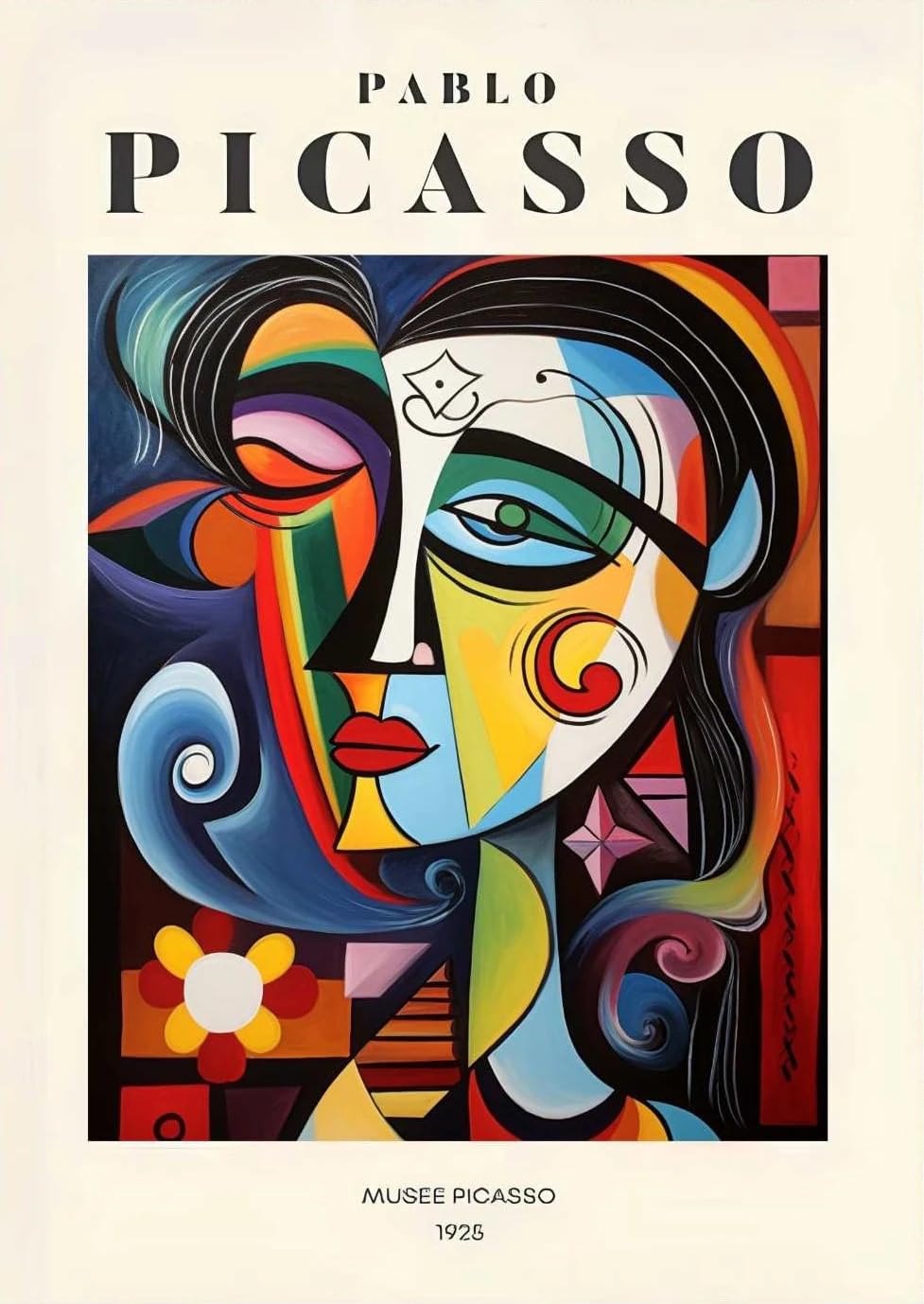 Amazon.co.jp: 有名なパブロ・ピカソのポスターパブロ・ピカソは、抽象