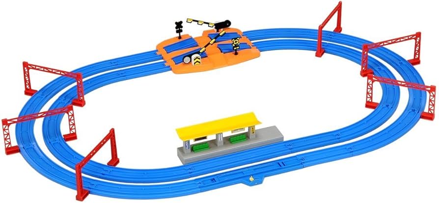 Amazon | プラレール 駅とつながる 複線レールセット | レール | おもちゃ