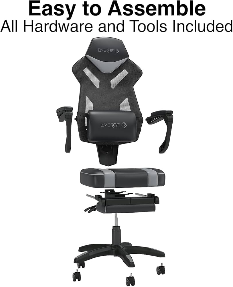 Amazon.com: STAPLES Emerge Vomax Bonded Leather Ergonomic Gaming