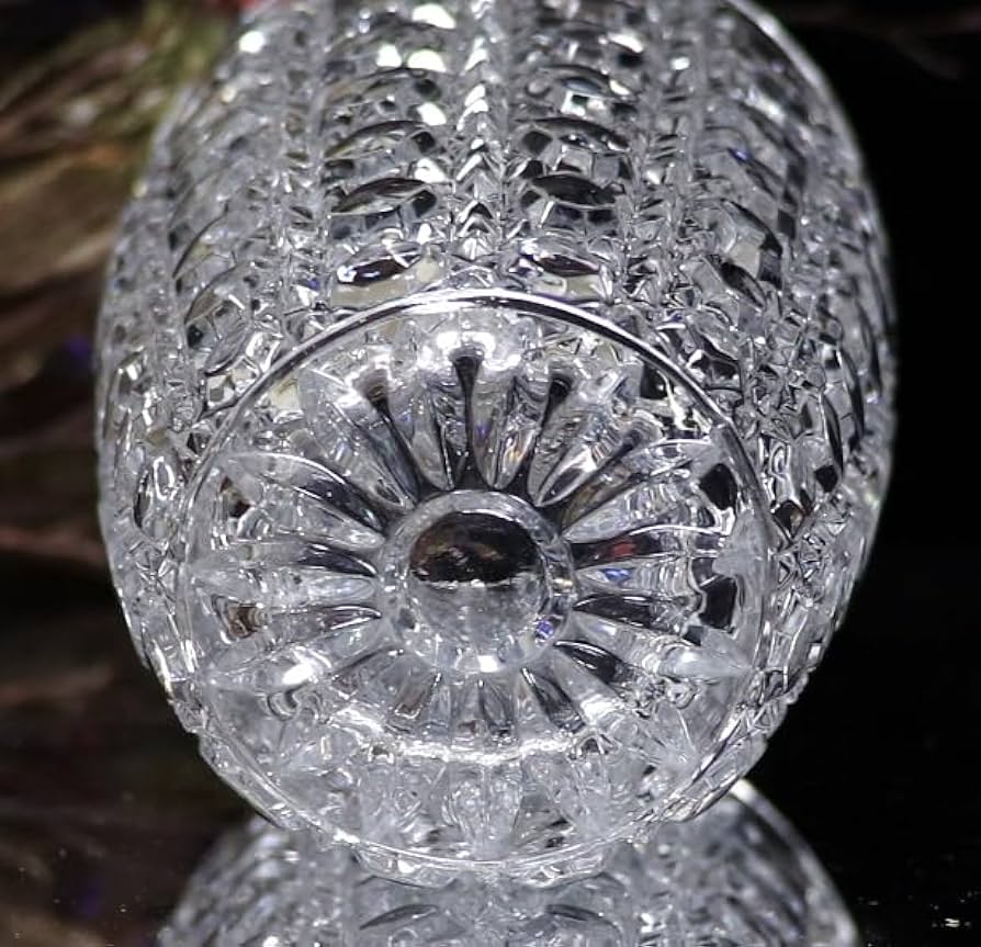 オールド・バカラ 特大2kg超え23.7cm 切子鉢 ディアマンピエーリーボウル