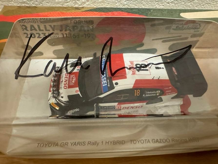 Amazon.co.jp: カッレロバンペラ直筆サイン入り1/43 GRヤリス ラリー