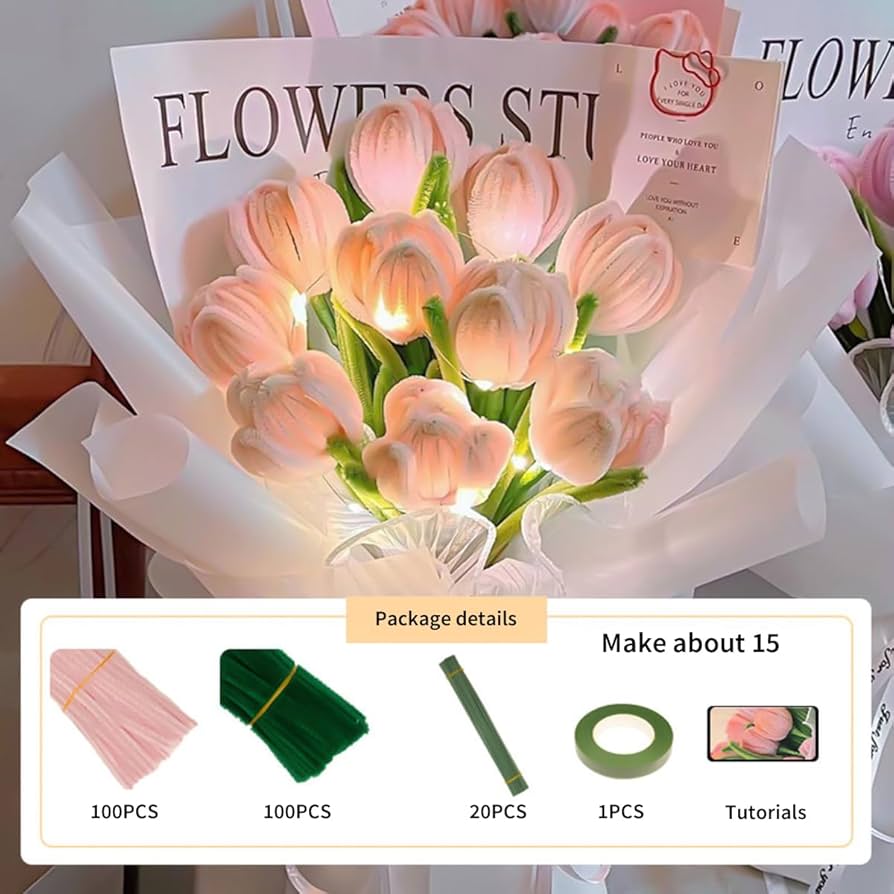 Amazon | 手芸モール 手作りキット DIY飾り物 クラフトスティック