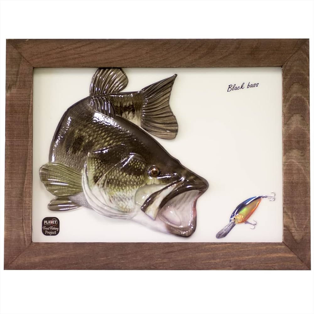 Amazon | 3Dフォト 第14弾 2L判 ブラックバスVer2 フォトスタンド付き