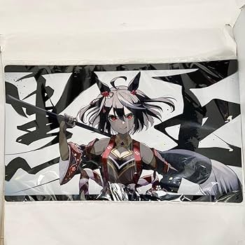 Amazon.co.jp: ウマ 娘 キタサンブラック 黒王 プレイマット shar