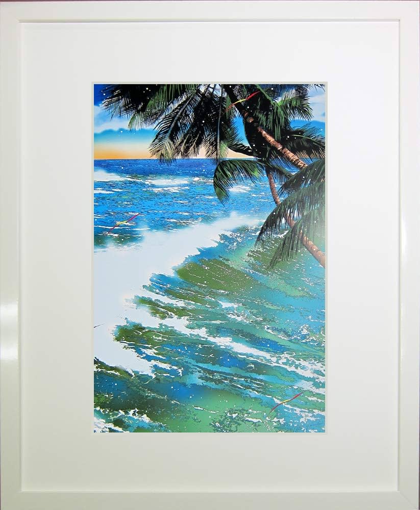 Amazon.co.jp: 鈴木英人◇【いつか海に帰る日】◇アートプリント◇額装