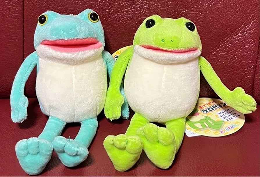 Amazon.co.jp: おとぼけケロピョン ぬいぐるみ マスコット かえる