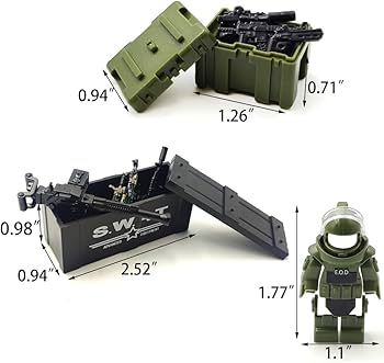 Amazon.com: ZHX Weapon Pack Military Accessories Building Block