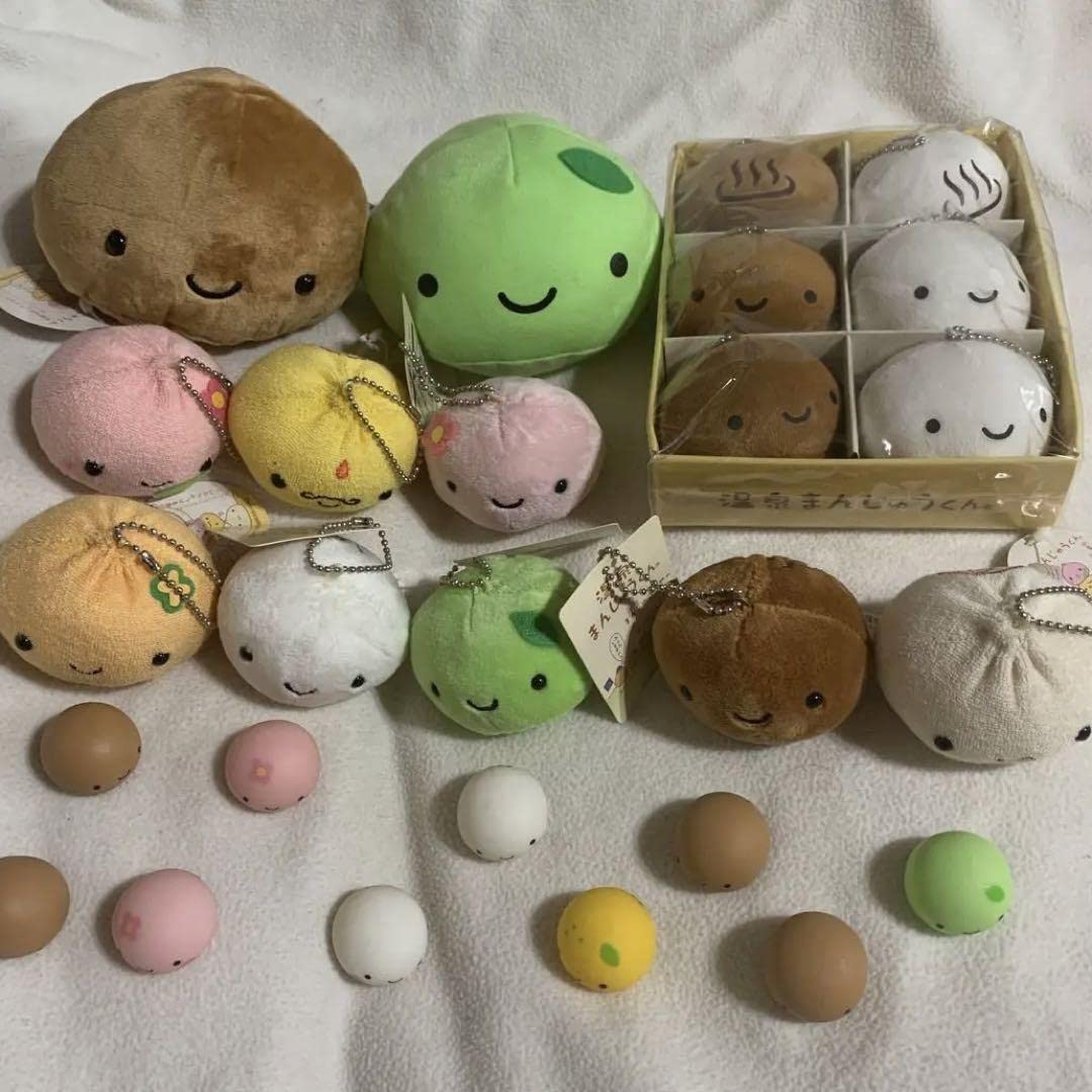 Amazon.co.jp: 温泉まんじゅうくん 中華まんじゅうくん ぬいぐるみ