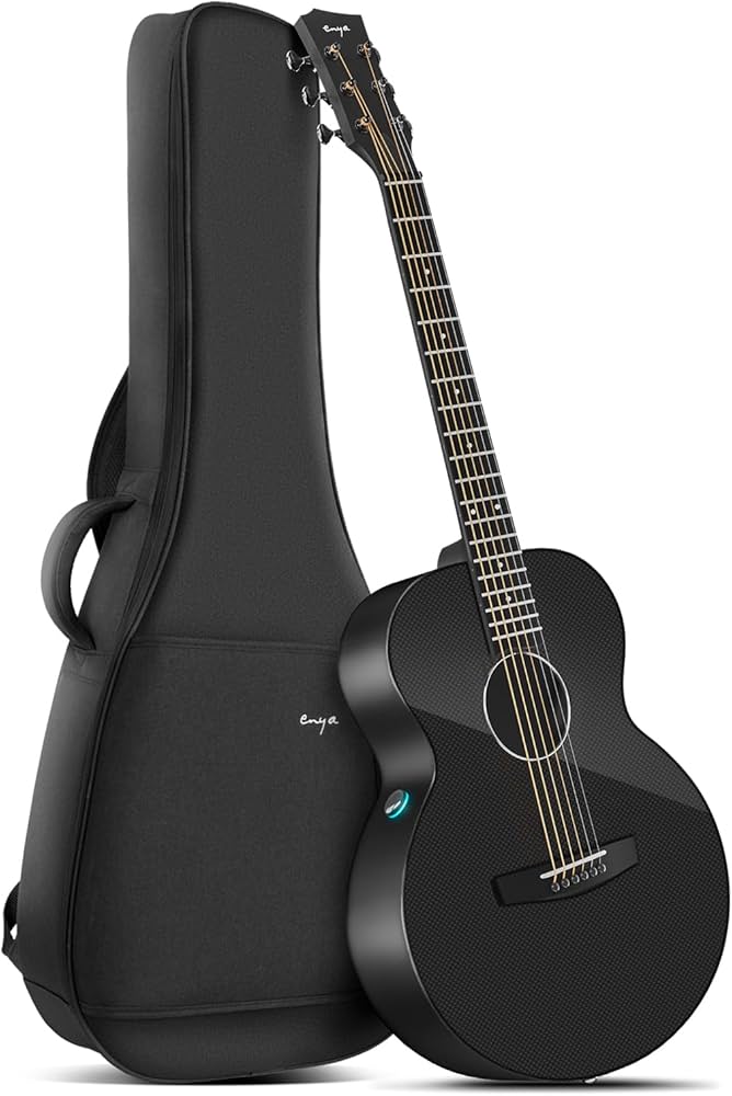 Amazon.com: Enya Acoustic-Electric Guitar X3 Pro Mini Carbon Fiber