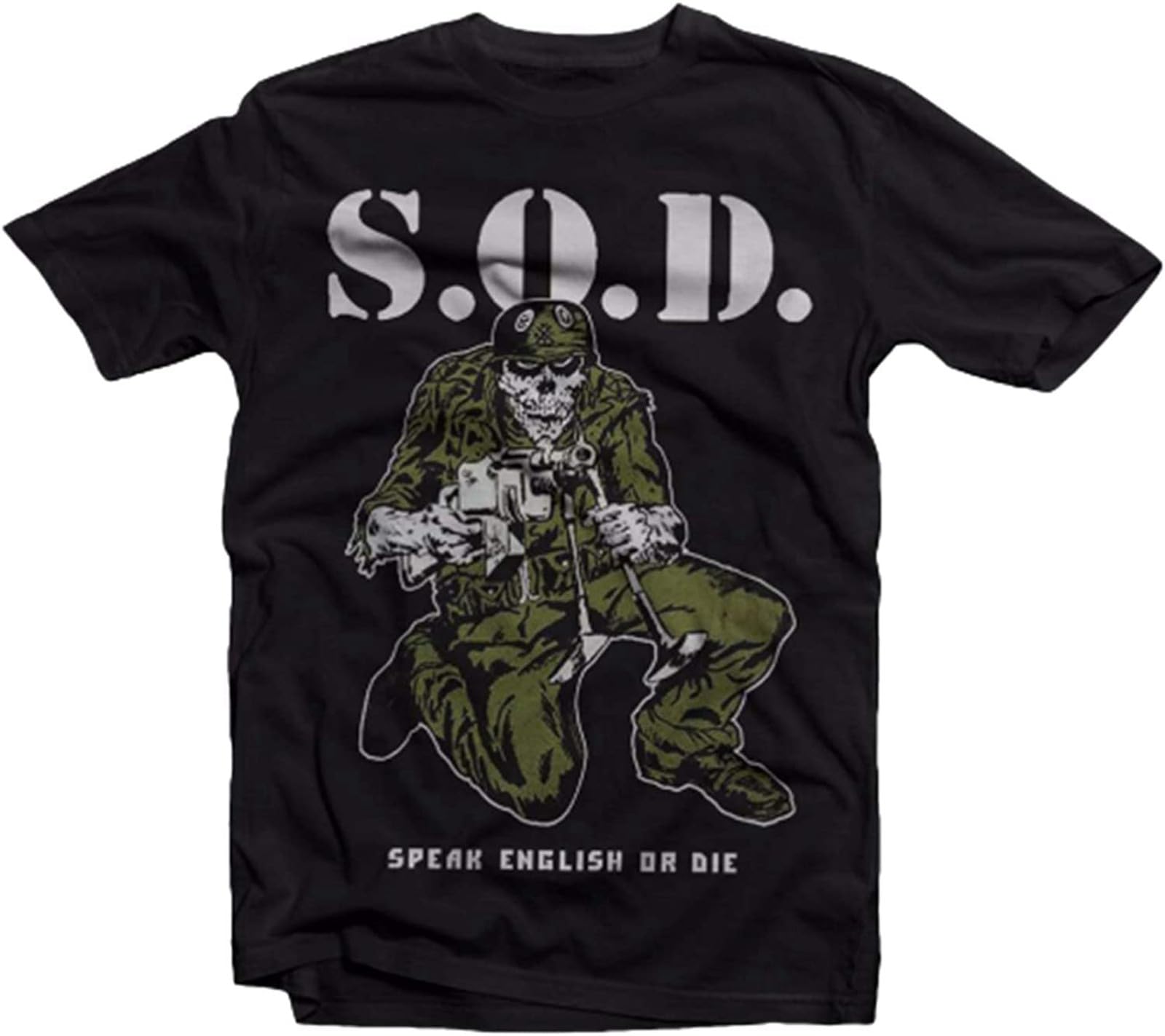 Stormtroopers of Death-S.O.D.-Crossover Thrash Band T-Shirt Black
