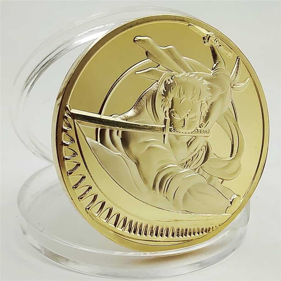 Amazon.co.jp: コイン日本アニメ記念コイン海賊王金貨ロロノア・ゾロ