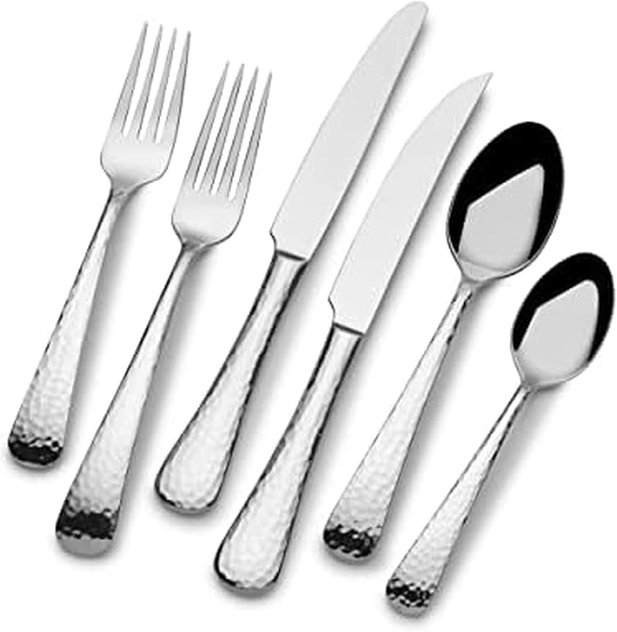 Amazon.com: Mikasa, Opulent Mirror Flatware Service for 12, 75