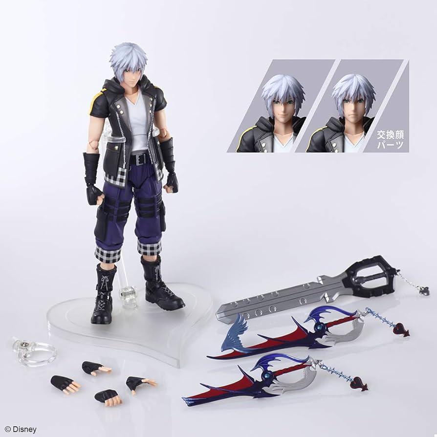 Amazon | KINGDOM HEARTS III BRING ARTS リク Version 2 PVC製 塗装