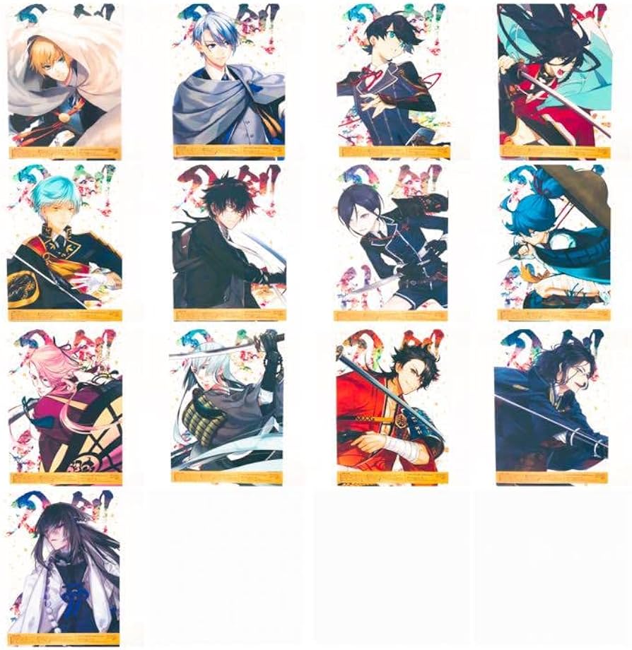Amazon.co.jp: 刀剣乱舞ファミマ5周年クリアポスター13点セット : おもちゃ