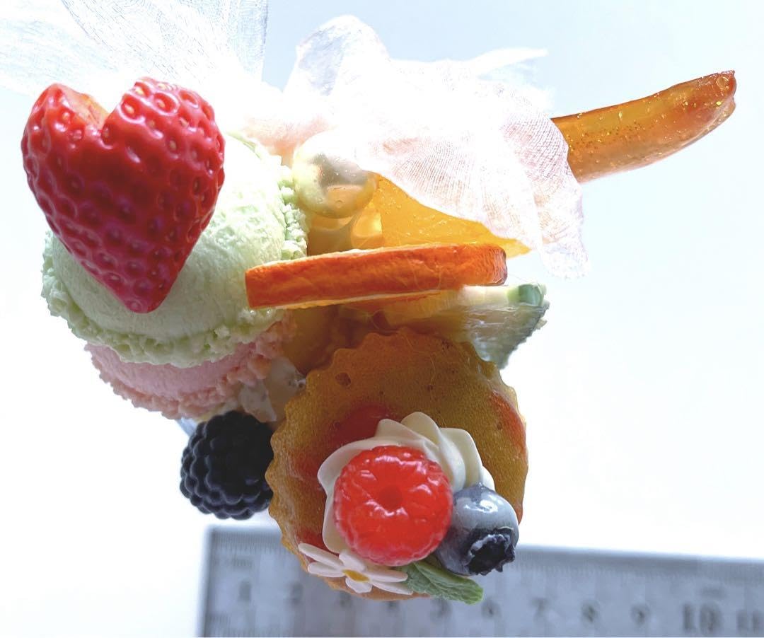 Amazon.co.jp: フェイクスイーツ 食品サンプル フルーツパフェ