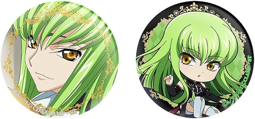 Amazon.co.jp: コードギアス 反逆のルルーシュ C.C. 缶バッジセット