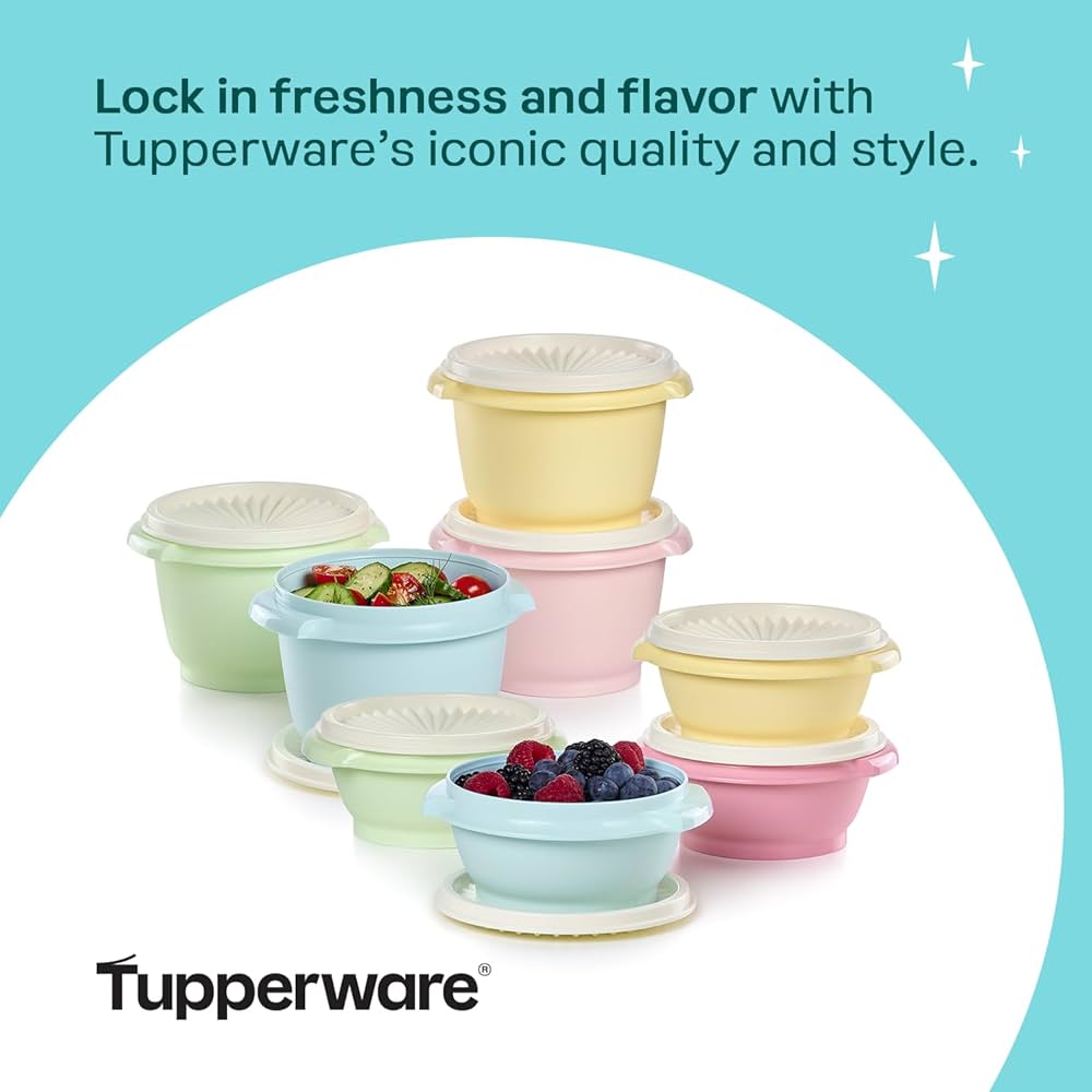 Tupperware Heritage Collection, New 16 Piece Food Storage